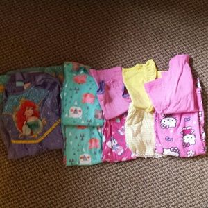 Bundle of 5t Pajamas